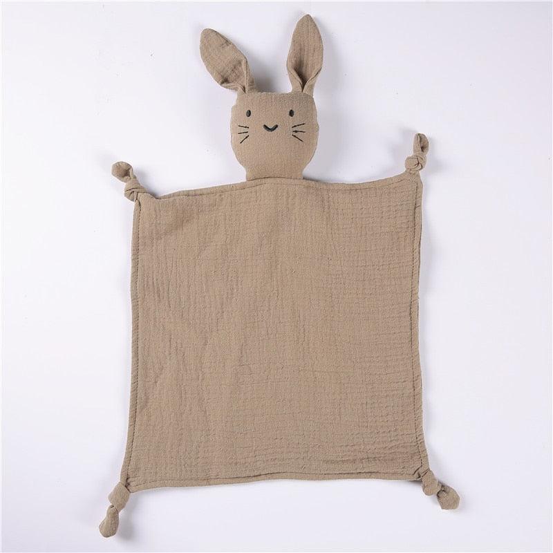 Doudou Bébé Chat Kaki - Peluchy