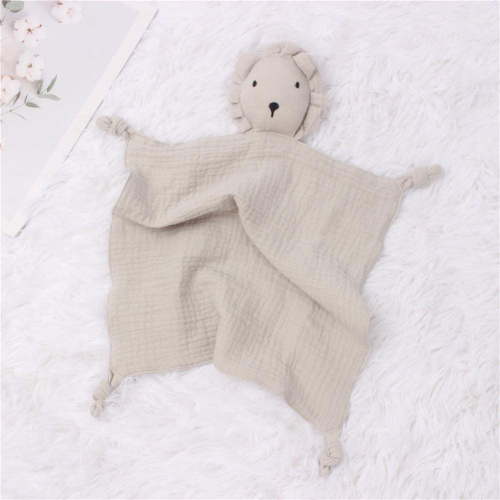 Doudou Bébé Lion Gris - Peluchy