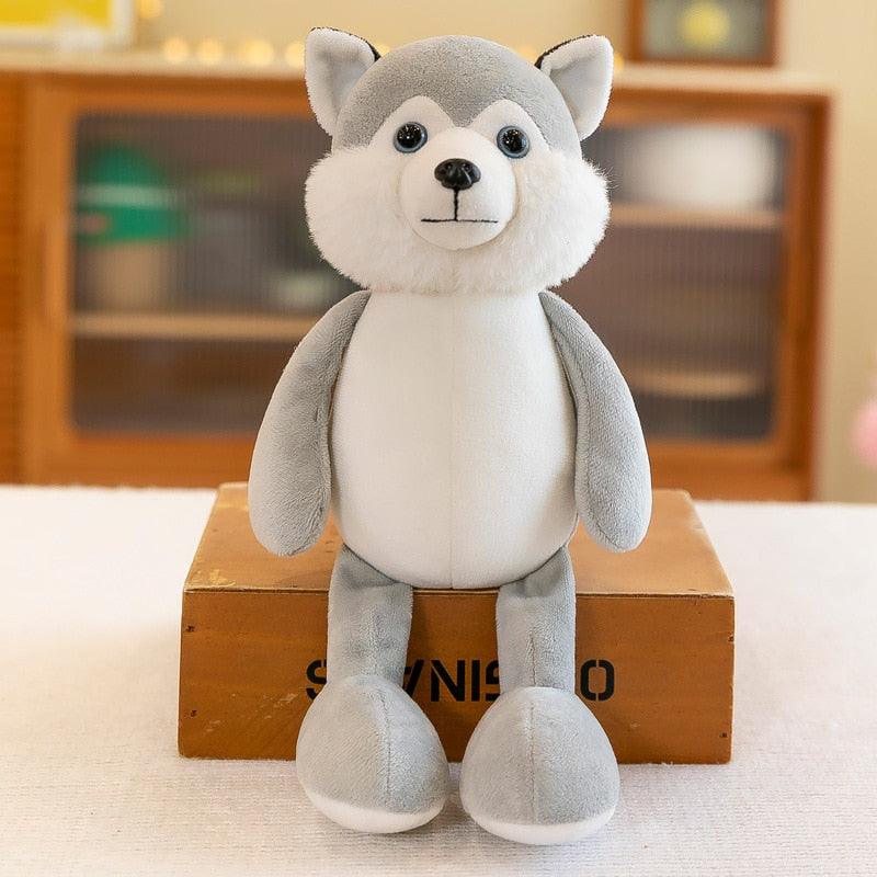 Doudou Loup Blanc Peluche Loup Doudou Loup Blanc