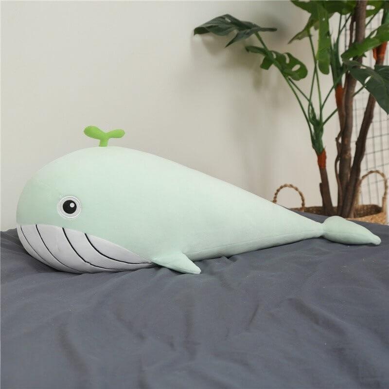 Grande Peluche Baleine Bleue - Peluchy