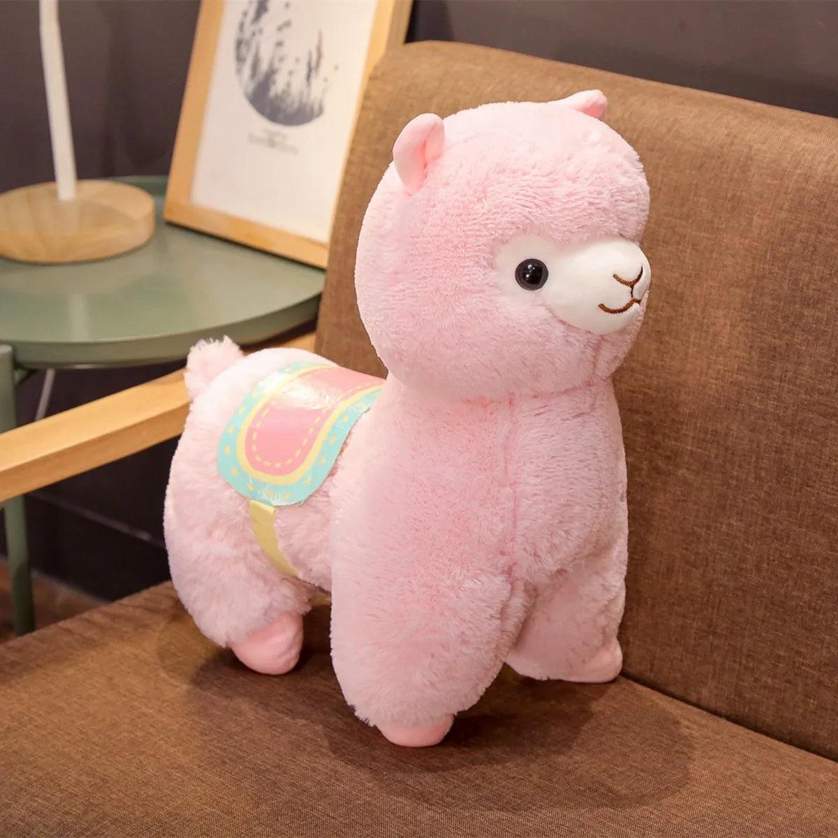 Lama Peluche Rose - Peluchy
