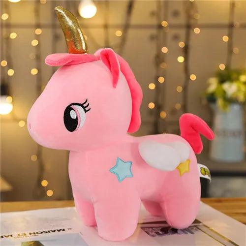 Licorne Peluche Rose - Peluchy