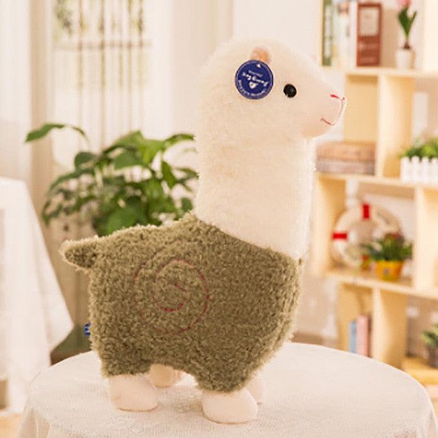 Peluche Alpaga Vert - Peluchy