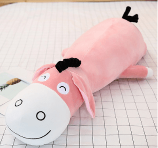 Peluche Âne Géant Rose - Peluchy