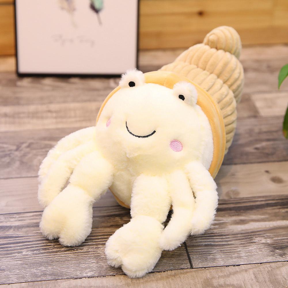 Peluche Bernard-l'ermite Blanc - Peluchy