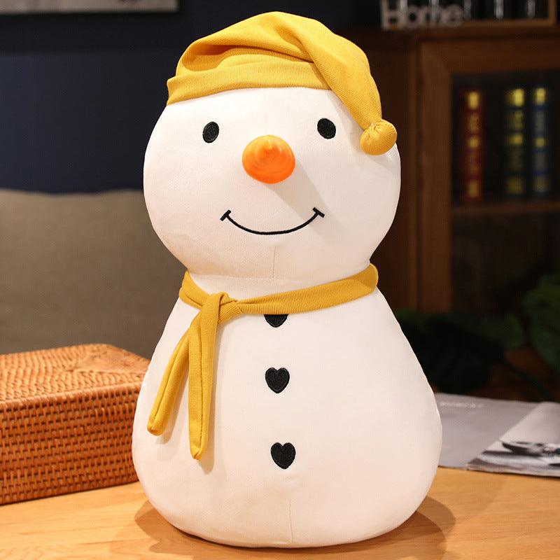 Peluche Bonhomme De Neige Jaune - Peluchy