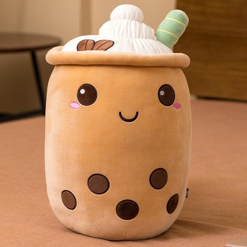Peluche Kawaii Bubble Tea Brun - Peluchy