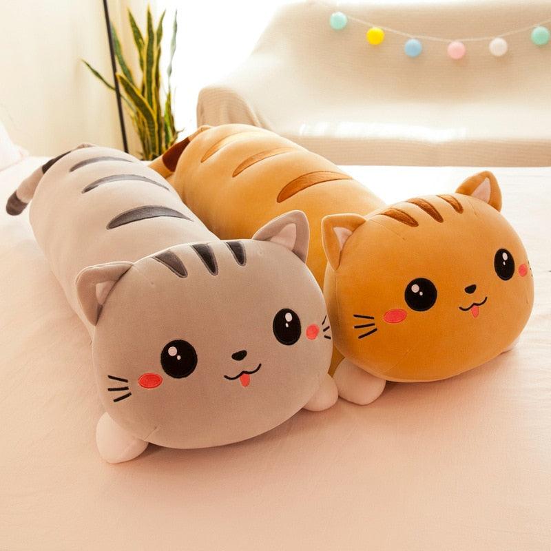 Peluche Chat Géant Kawaii - Peluchy