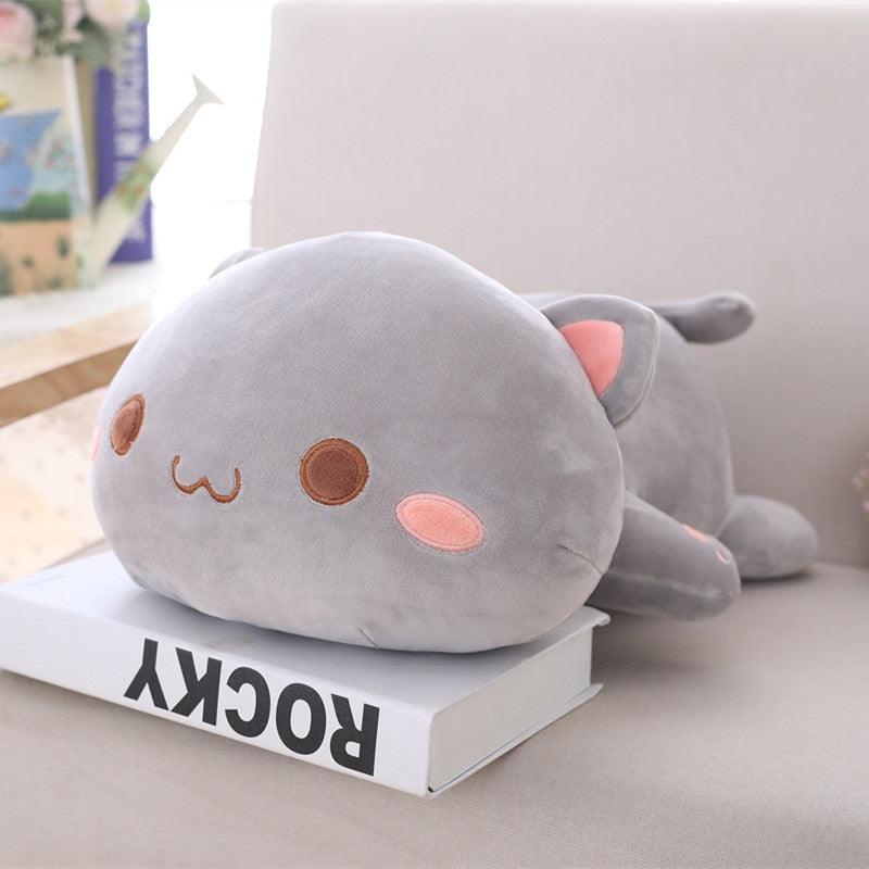Peluche Chat Kawaii Gris - Peluchy