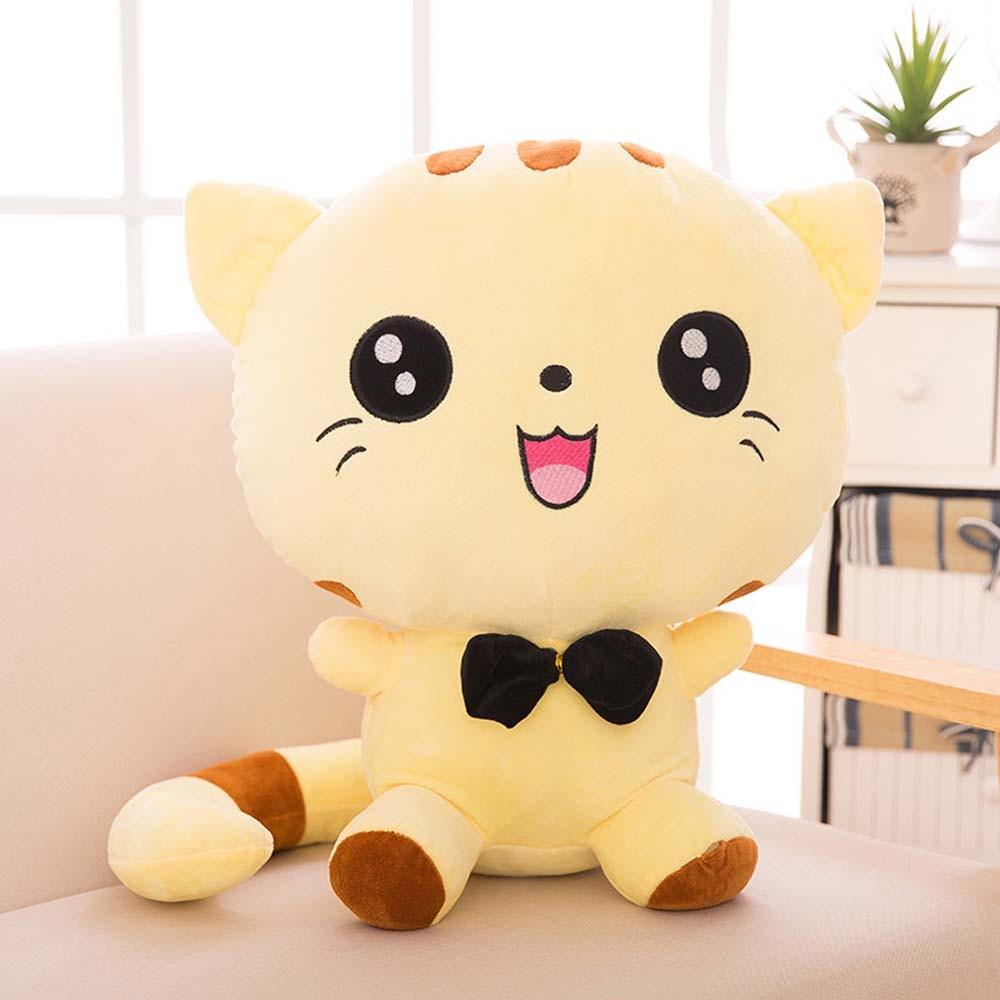 Peluche Chaton Kawaii Jaune Mignon - Peluchy