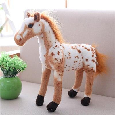 Peluche Cheval Blanc Orange - Peluchy