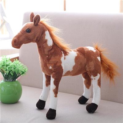 Peluche Cheval Brun Clair - Peluchy