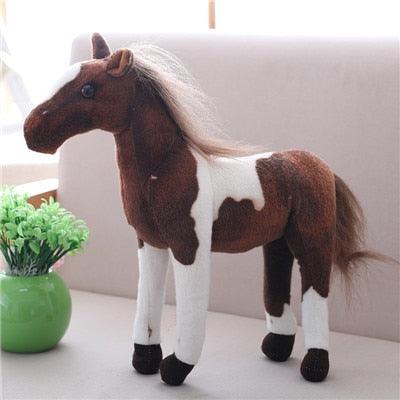 Peluche Cheval Brun Foncé - Peluchy
