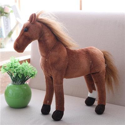 Peluche Cheval Brun - Peluchy