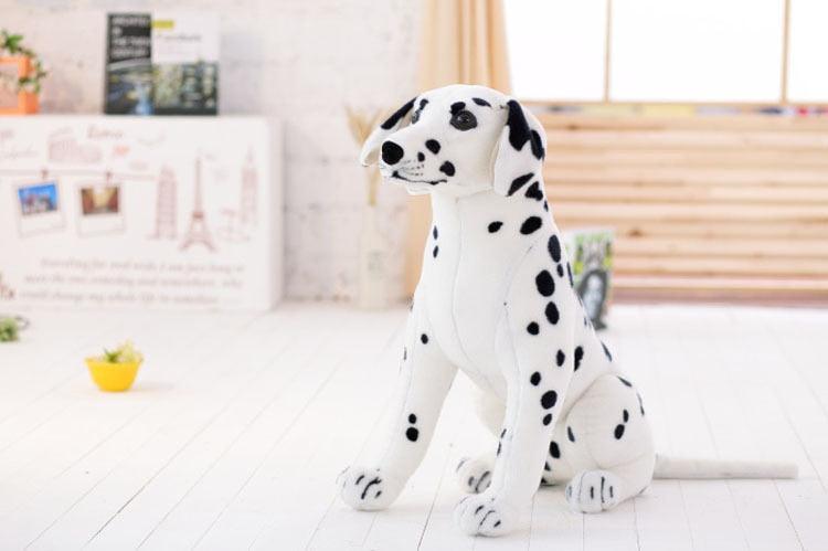 Peluche Chien Assis Dalmatien - Peluchy