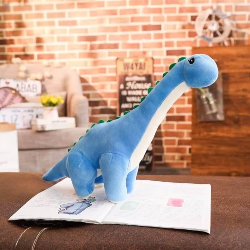 Peluche Diplodocus Bleu - Peluchy