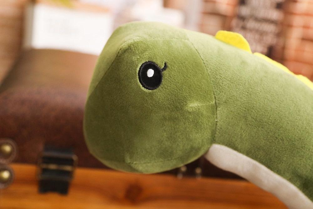 Mignon Diplodocus Vert Tête - Peluchy