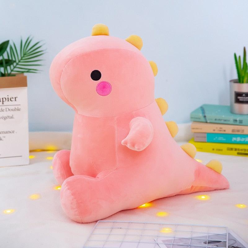 Peluche Dinosaure Mignon Rose - Peluchy