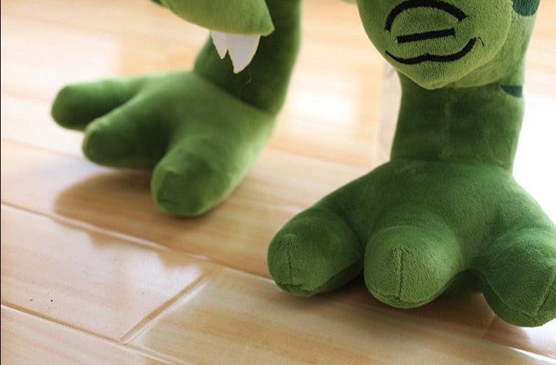 Peluche Dinosaure T-Rex Vert pattes - Peluchy
