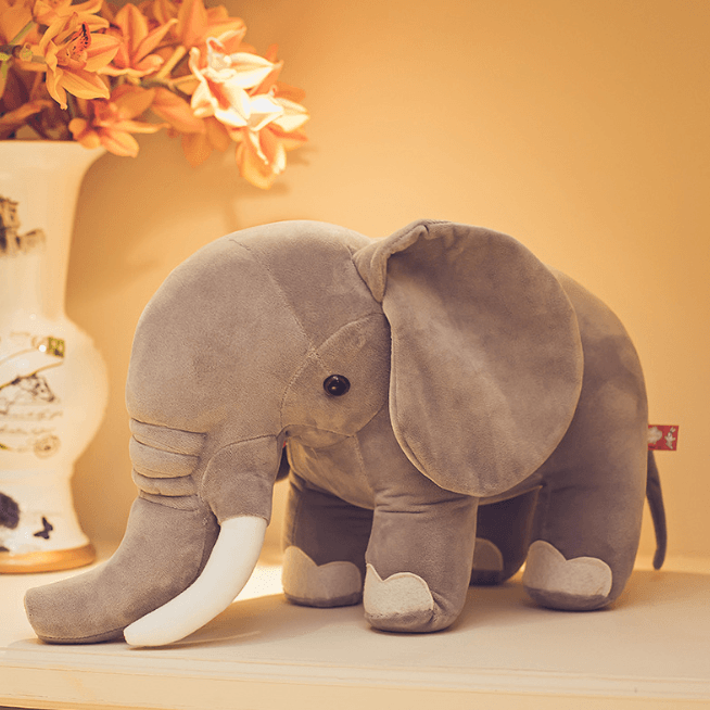 Peluche Éléphant Gris - Peluchy