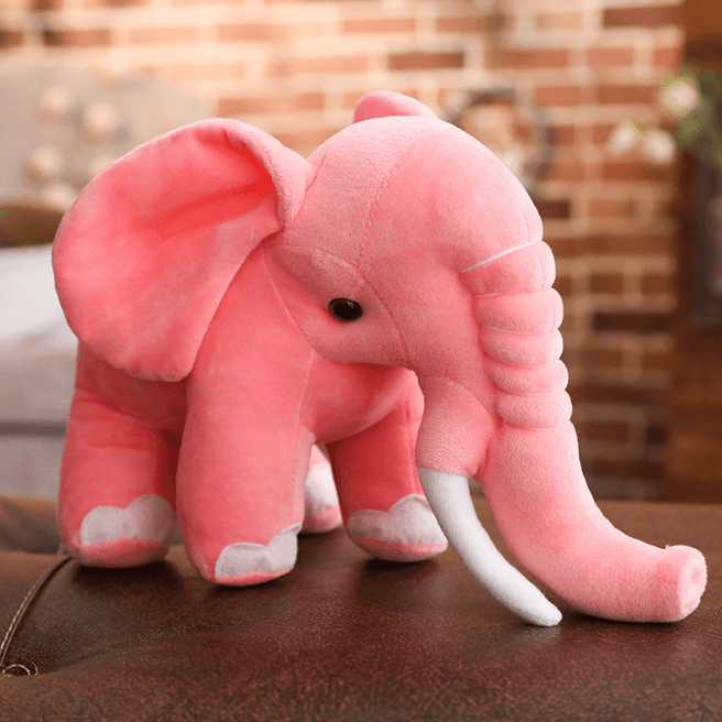 Peluche Éléphant Rose - Peluchy