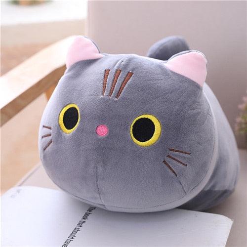 Peluche Géante Chat Gris - Peluchy