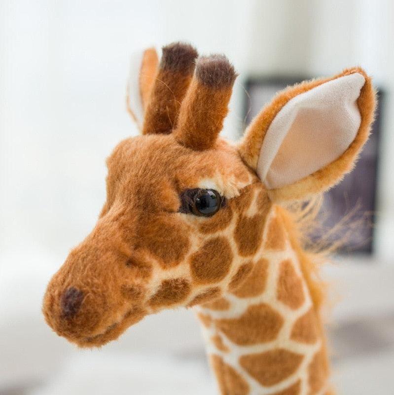 Tête Peluche Girafe - Peluchy