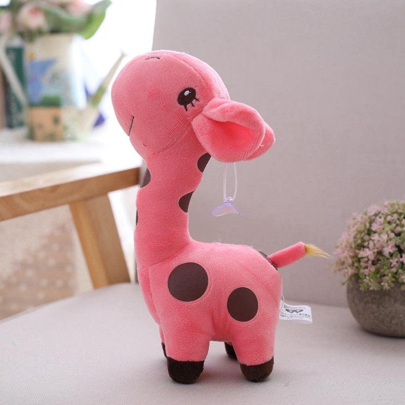 Peluche Girafe Rose Mignonne - Peluchy