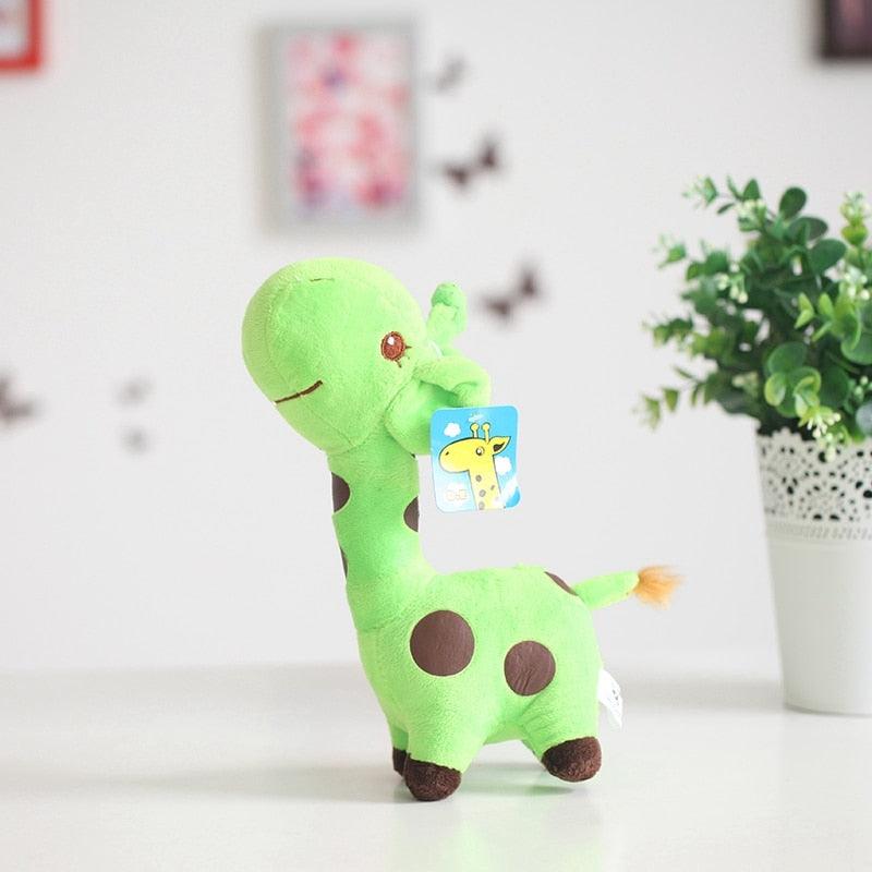 Peluche Girafe Verte Mignonne - Peluchy