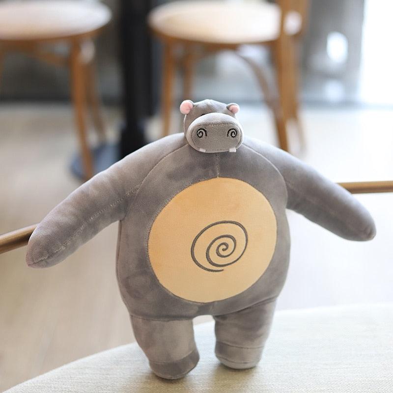 Peluche Gros Doudou Hippopotame - Peluchy