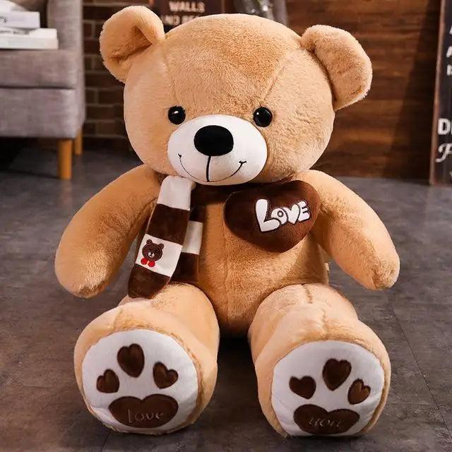 Peluche Gros Ours Brun Clair - Peluchy
