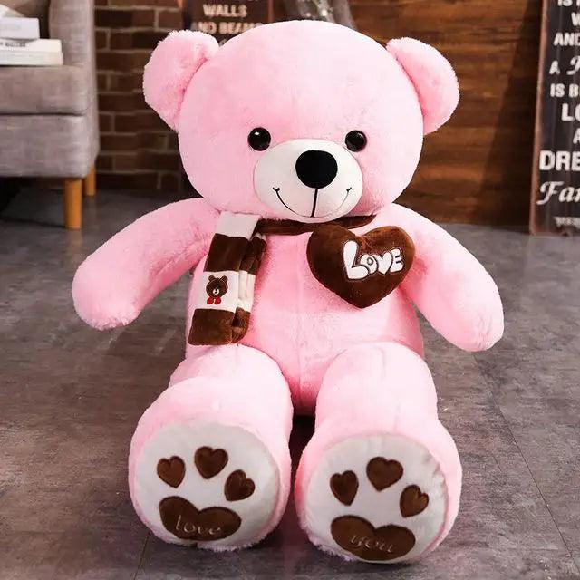 Peluche Gros Ours Rose - Peluchy