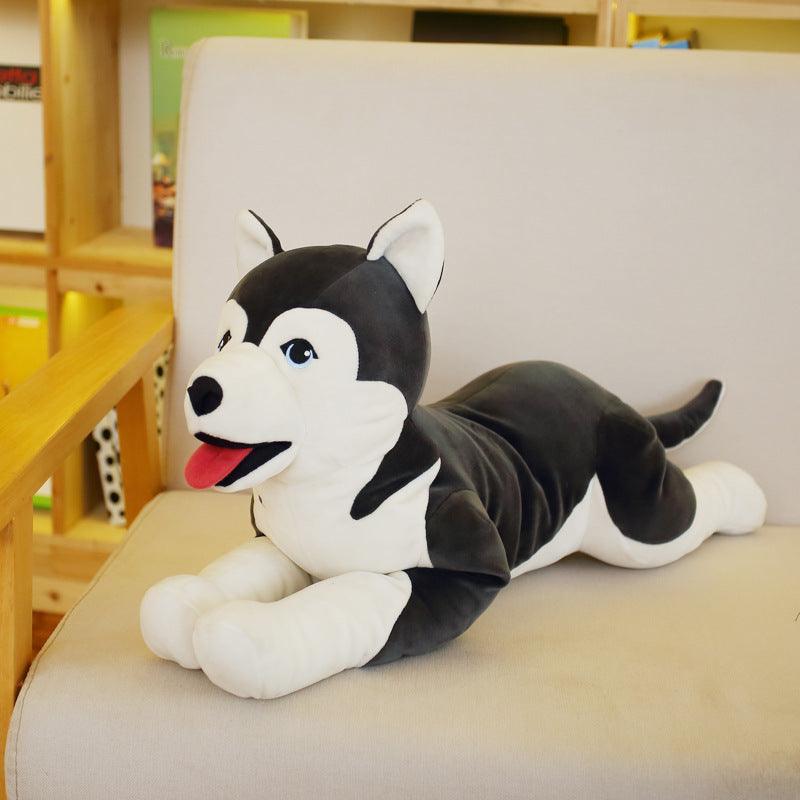 Peluche Husky XXL Noir - Peluchy