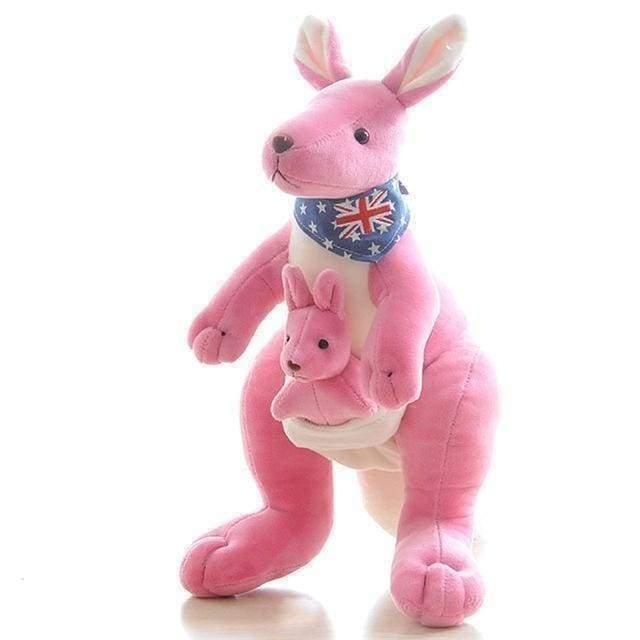 Peluche Kangourou Rose - Peluchy