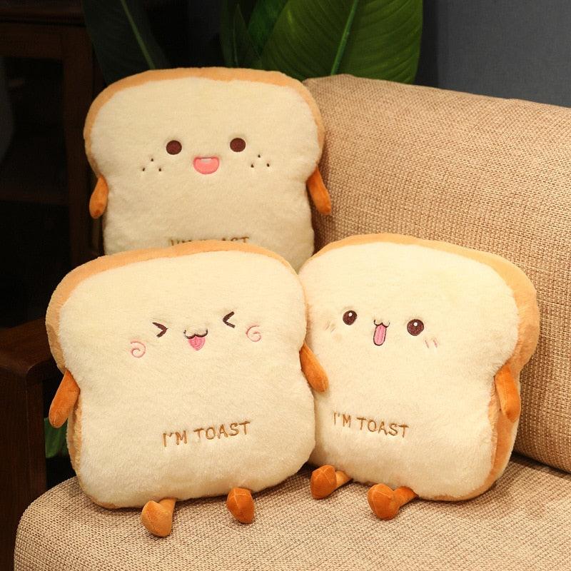 Plusieurs Peluches Kawaiis Toasts - Peluchy