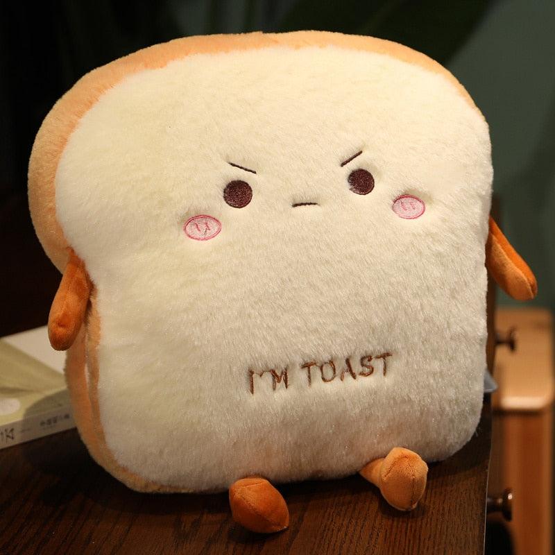 Peluche Kawaii Toast Fâché - Peluchy