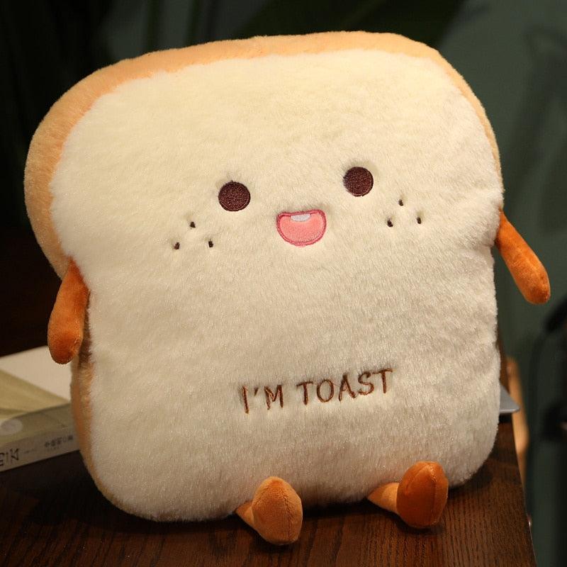 Peluche Kawaii Toast Heureux - Peluchy