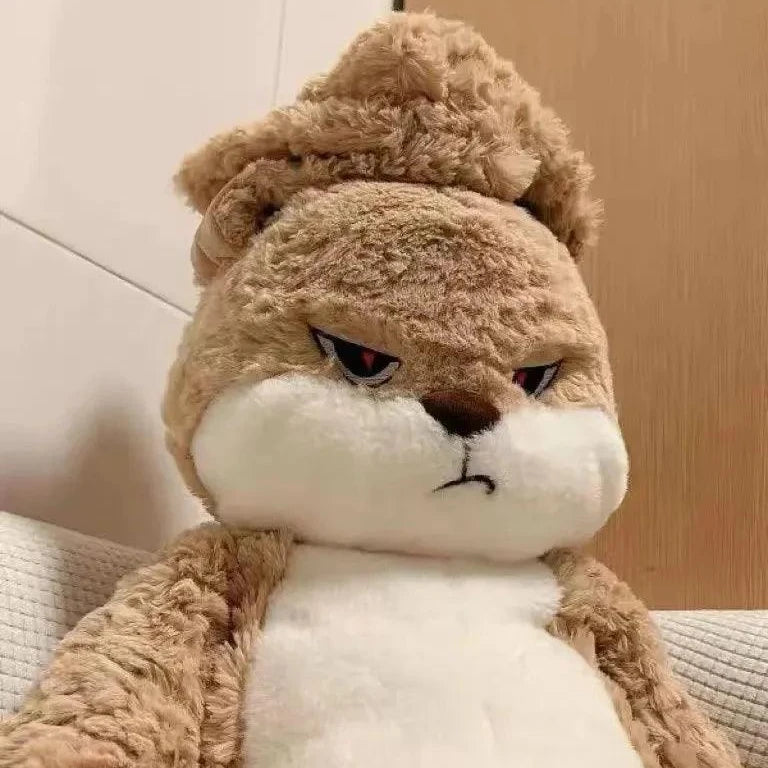 Peluche Lapin Yeux Rouges - Peluchy