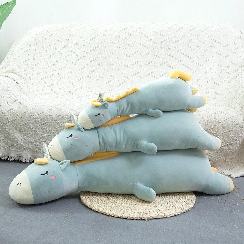 Peluches Licornes Bleues Géantes - Peluchy