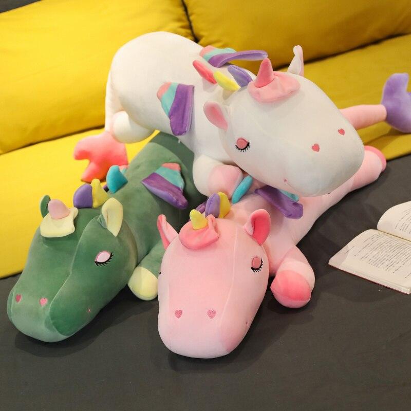 Peluches Licornes Géantes Rose - Peluchy