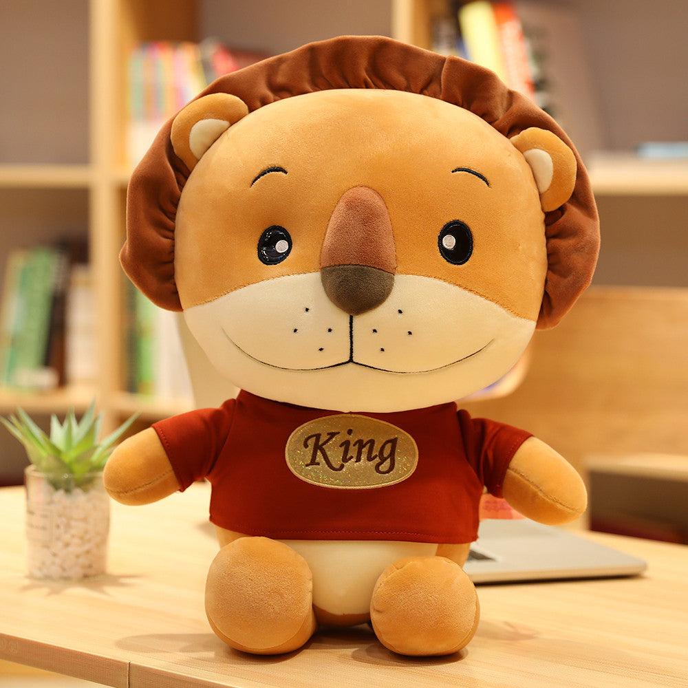 Peluche Lion Kawaii Rouge - Peluchy