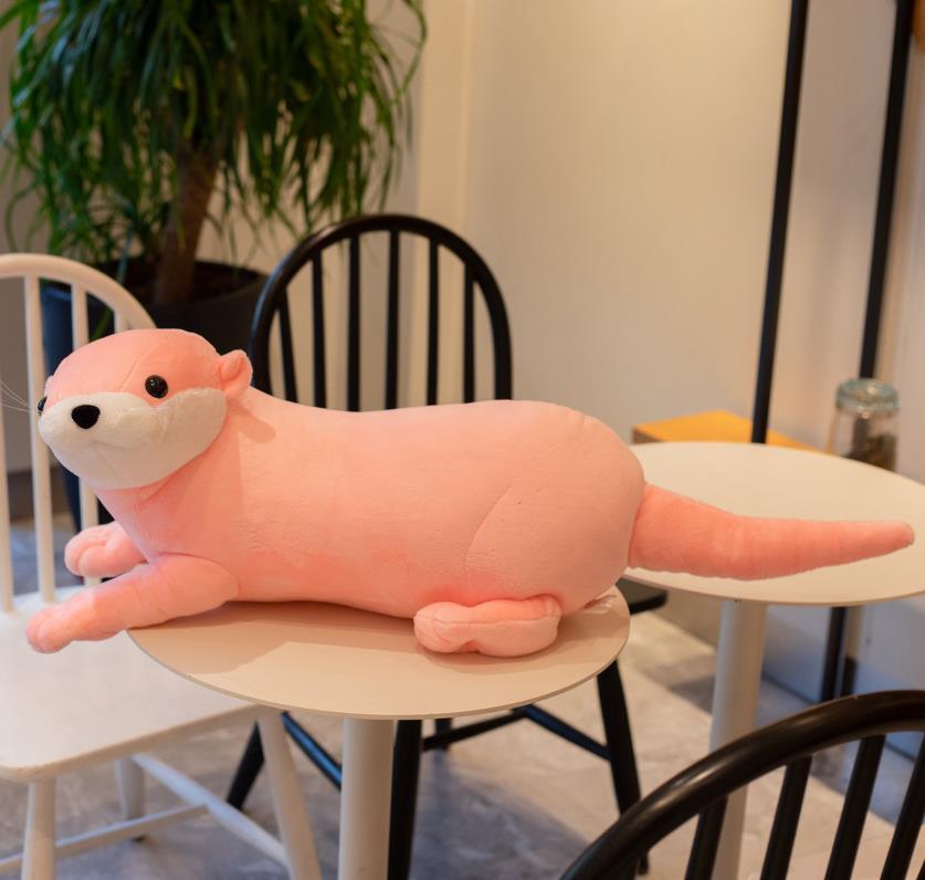 Peluche Loutre Rose - Peluchy