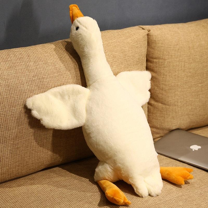 Peluche Oie Géante Blanche - Peluchy