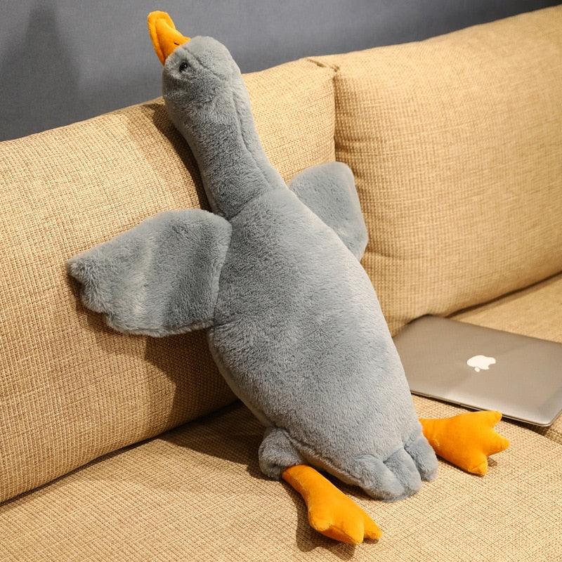 Peluche Oie Géante Gris - Peluchy