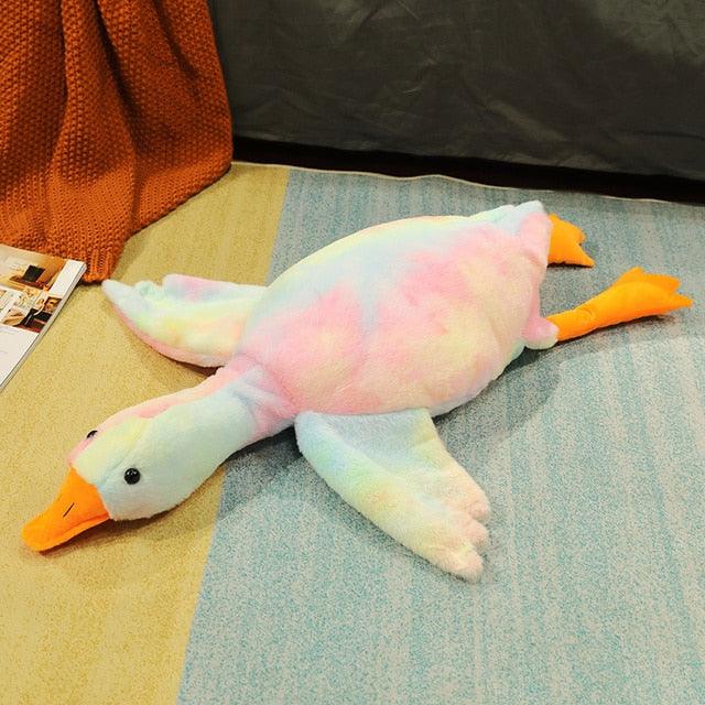 Peluche Oie Géante Multicolore - Peluchy