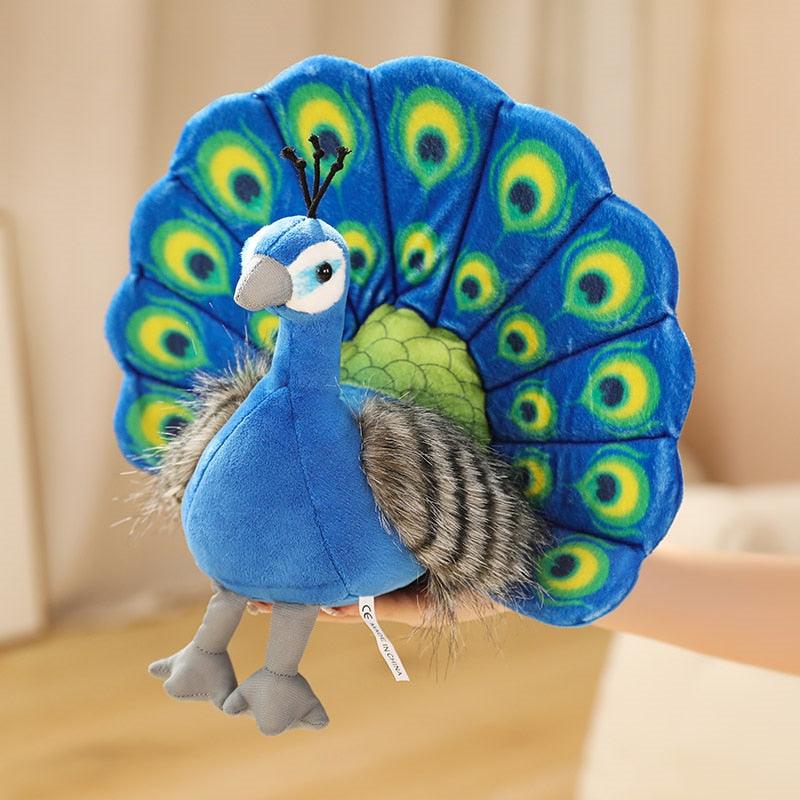 Peluche Paon Bleu - Peluchy