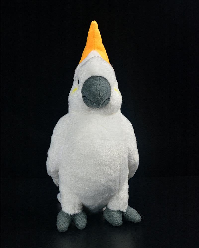Peluche Face Perroquet Blanc - Peluchy