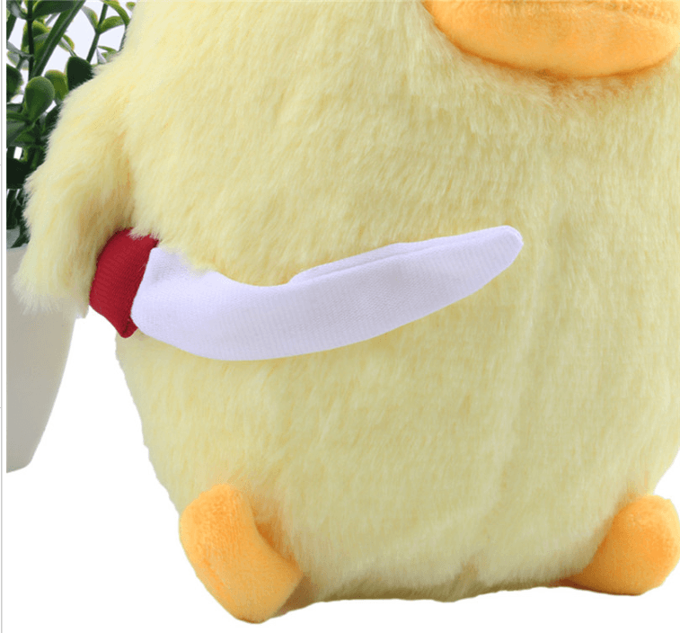 Couteau Canard Jaune Peluche - Peluchy