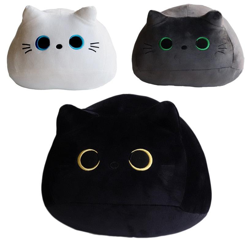 Peluches Petits Chats Blanc Gris Noir - Peluchy