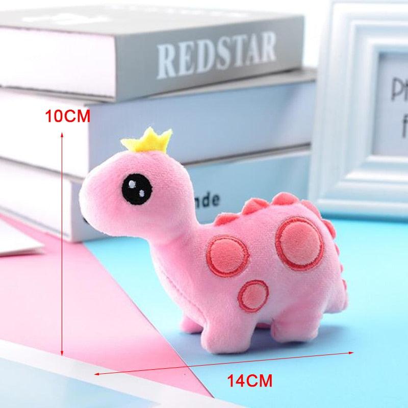 Peluche Petit Diplodocus Rose - Peluchy